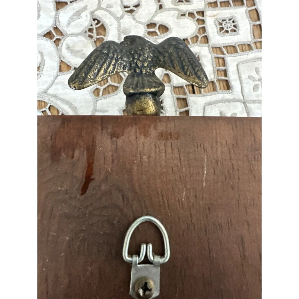 Vintage MCM Springfield Eagle Top Thermometer Barometer Humidity Weather Station